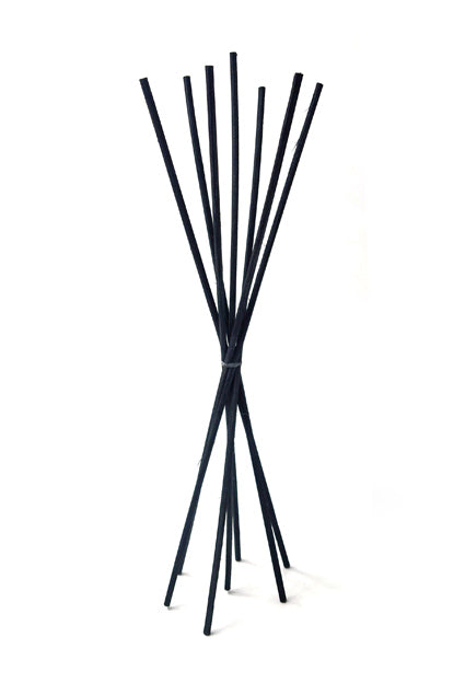 Rattan 40cm Nero (Bastoncini in mazzetto da 8 pezzi) per Vecchia Farmacia e Cubo 500/1000ml