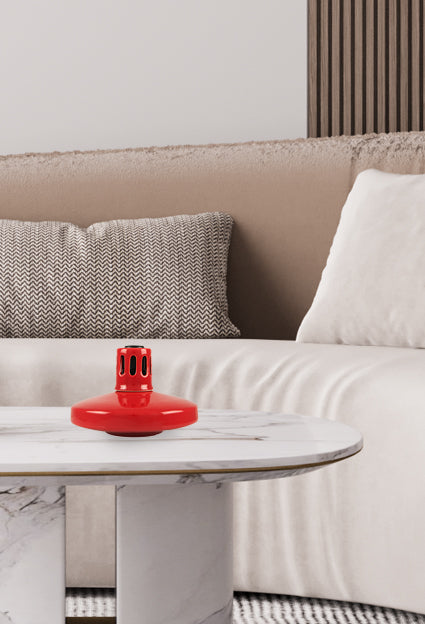 lampada catalitica colore rosso